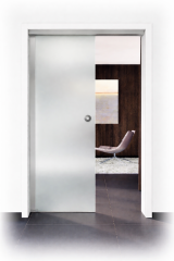 Skleněné dveře do stavebního pouzdra